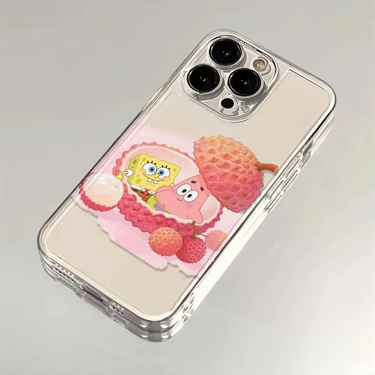 海绵宝宝荔枝啊适用苹果iphone16promax小米15华为70手机壳太空MT