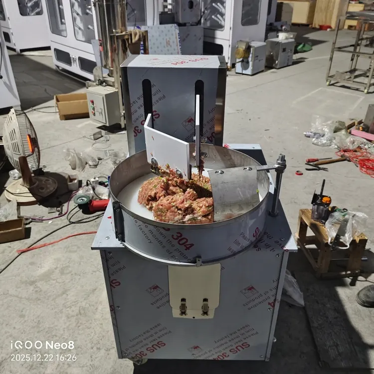 仿手工双刀剁肉机全自动机器人剁肉馅机剁菜馅饺子馅机商用多功能