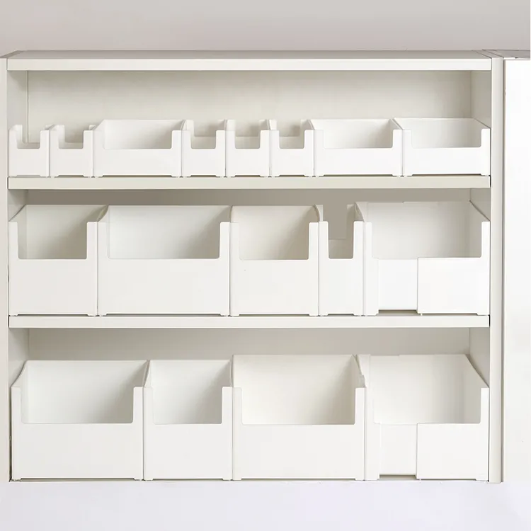 直角收纳盒橱柜整理盒家用厨房桌面抽屉分隔多功能杂物零食储物盒