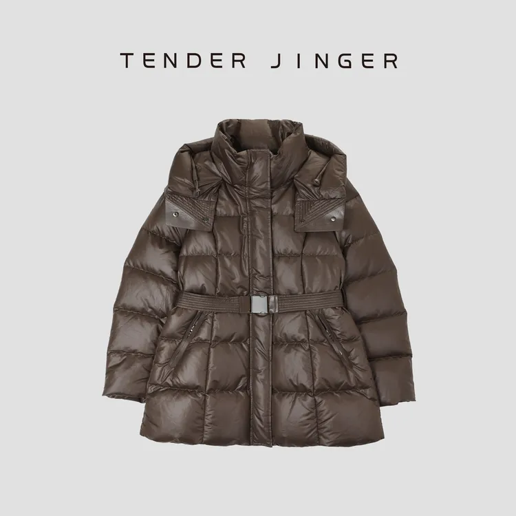 Tender Jinger ｜ 线下专供  一手长收腰95鹅绒服T54XSX41433