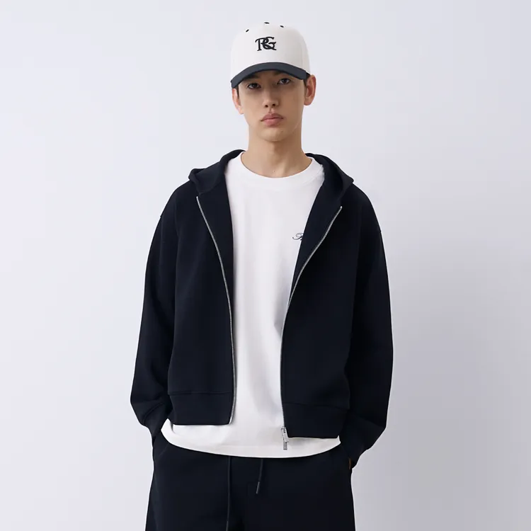 RealG26春夏新款莱赛尔拉链开衫连帽卫衣外套运动挺阔男女GAI