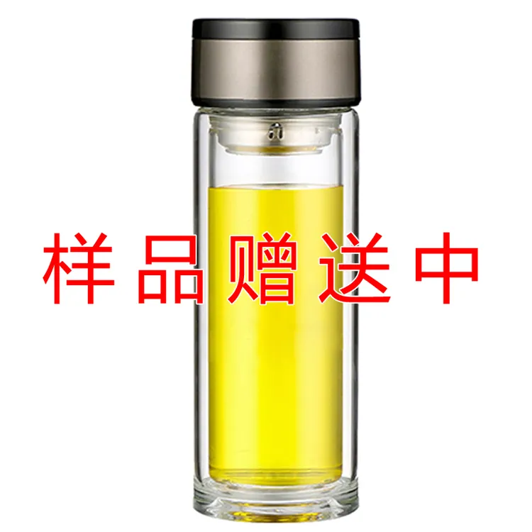 双层玻璃杯定制logo可印图案礼品杯印字聚会水杯纪念杯子定制水杯