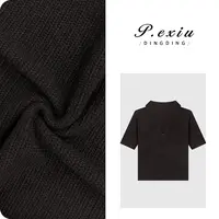 PanYiXiu/潘依绣羊毛小众高级感软糯质感U领短袖针织上衣D425