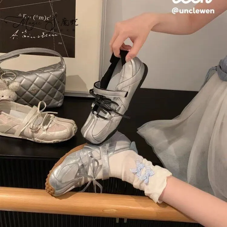 【万达撤柜】风德训鞋透气2025芭蕾玛丽珍女鞋配裙子平底单鞋夏季新