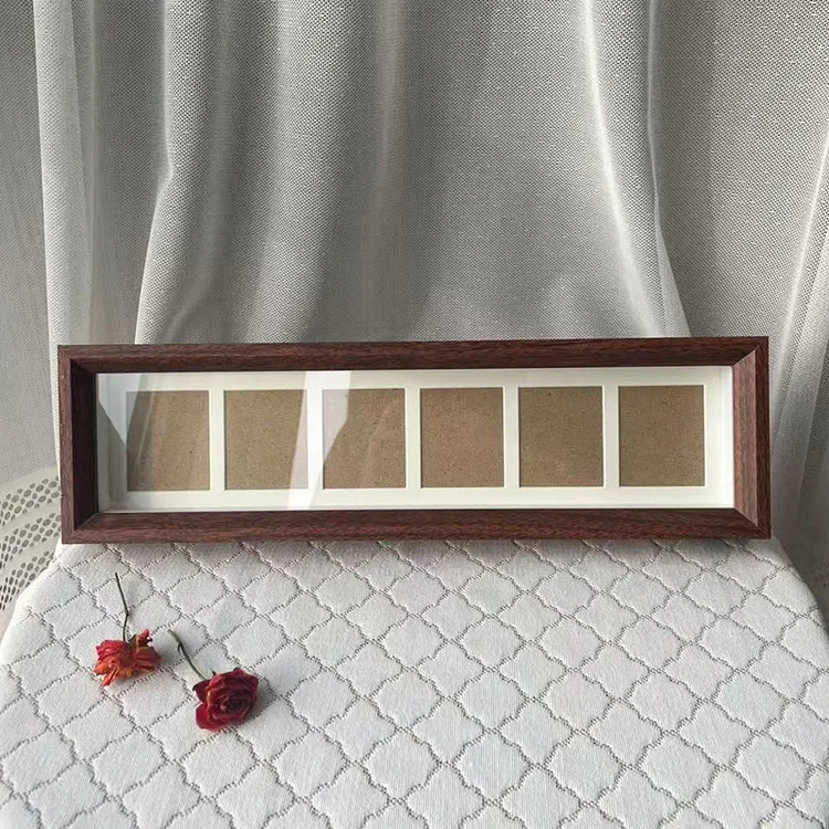 2026新款6行福币密度板六联相框钱币收藏保存居家桌面摆件礼物