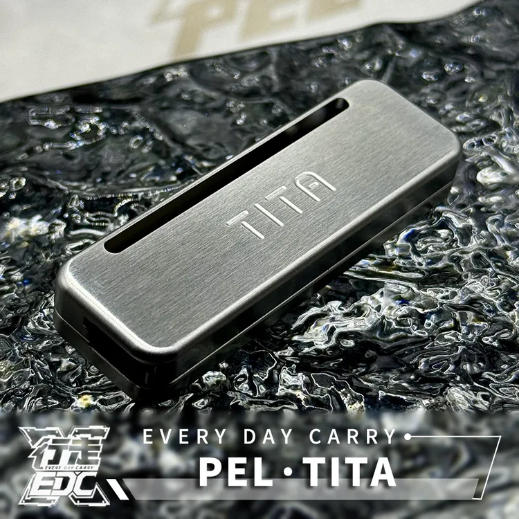 PEL工作室 TITA推牌机械推牌EDC解压玩具金属潮玩办公室解压神器