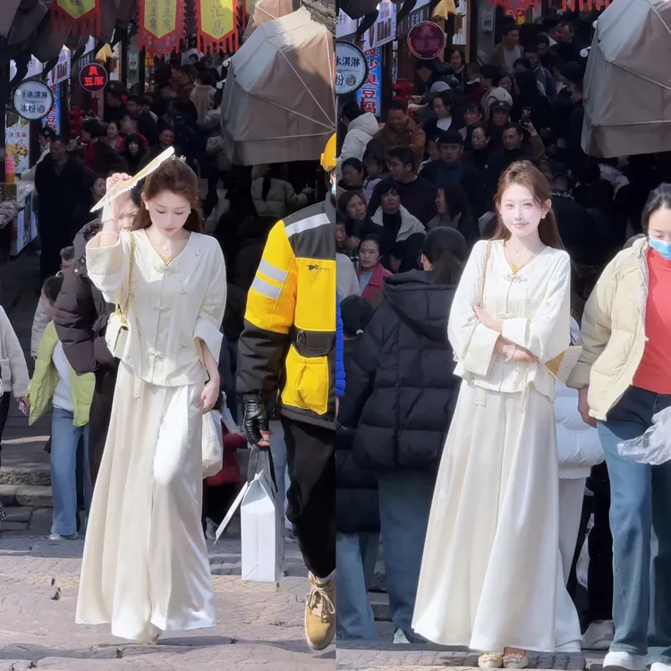 【婷婷】《江南》美到犯规！丝绒阔腿裤 TTZ2SC003【Q】