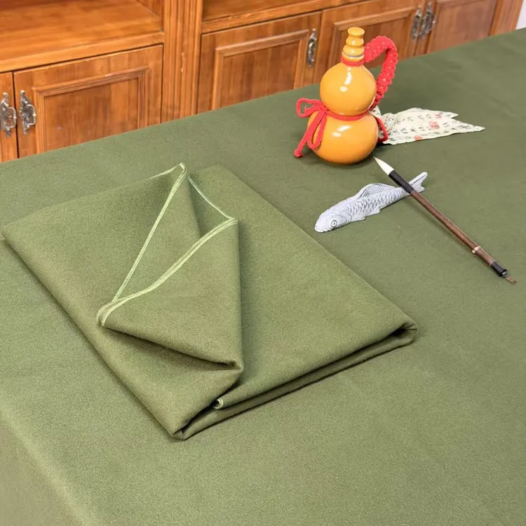 锦兰春【超大号可水洗书画毛毡】橄榄绿
