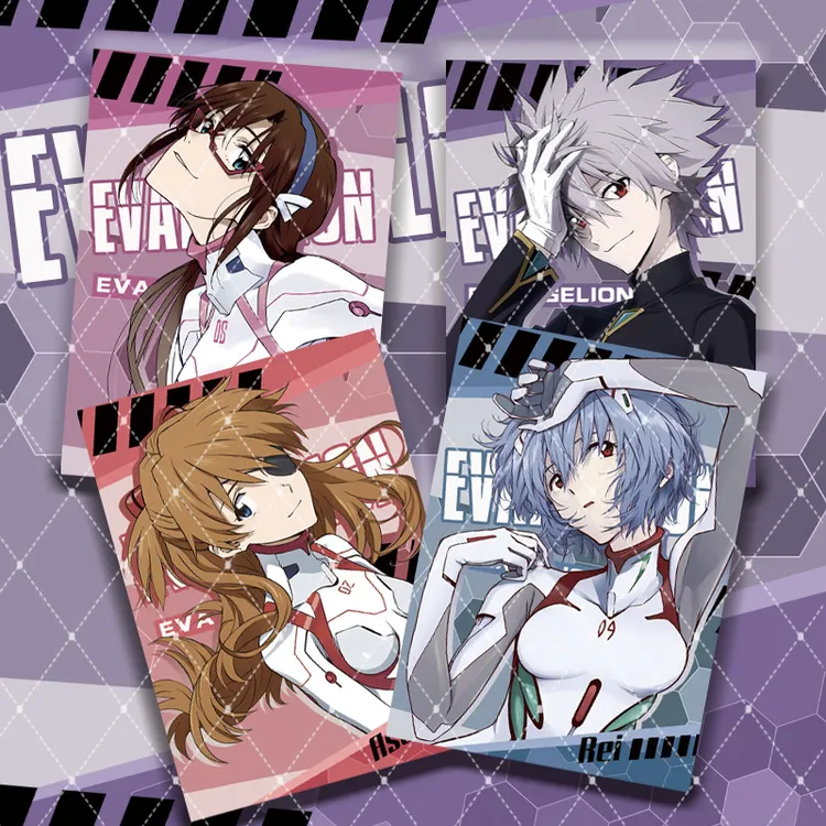 EVA天鹰战士最后的冲击新款渚薰绫波丽明日香周边收藏小卡