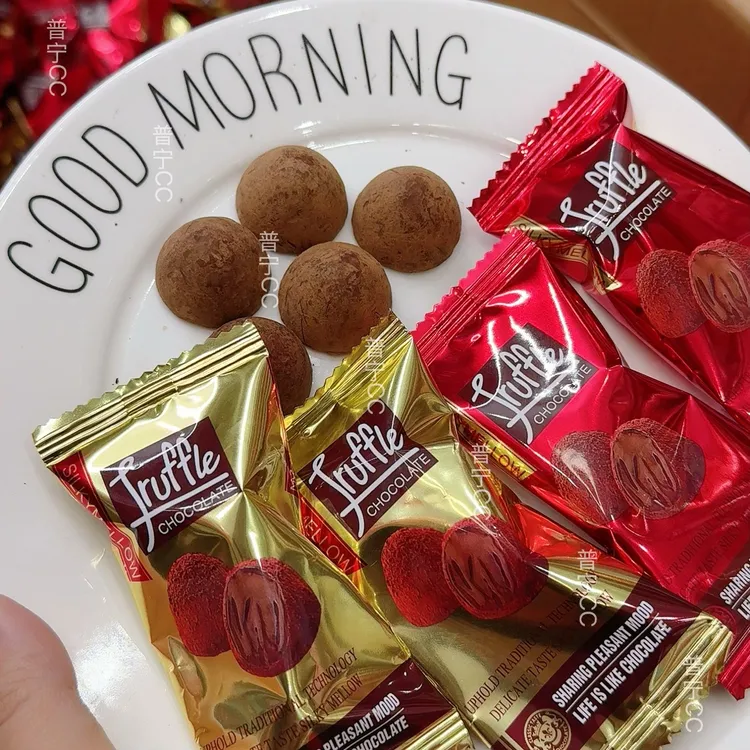 松露形代可可脂巧克力500G