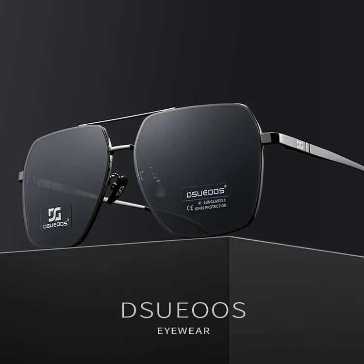 【高清尼龙偏光 超轻β钛架】新品高端太阳镜男驾驶司机开车偏光墨镜