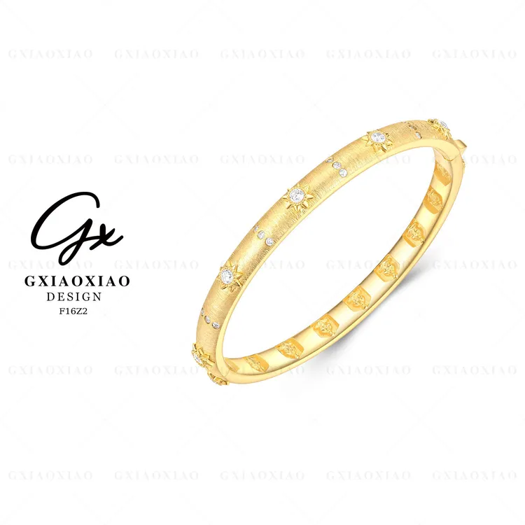G XIAOXIAO手镯 【八芒星】法式高级气质百搭手镯F16Z2新年礼物