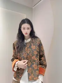 九月    秋意浓   新款新中式国风长袖外套中国风外套女