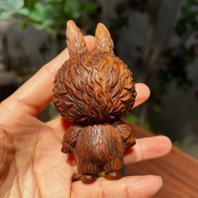 可以把我包浆的木雕手办大拉bu