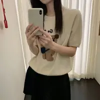徐秋阳  背包狗  秋冬新款百搭时尚休闲显瘦显白毛衣YM513