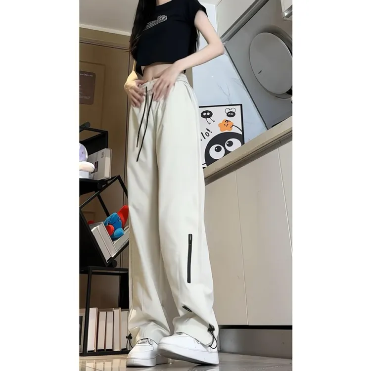 2025新款速干休闲裤男宽松大码工装裤子夏季潮牌冲锋裤爬山运动裤