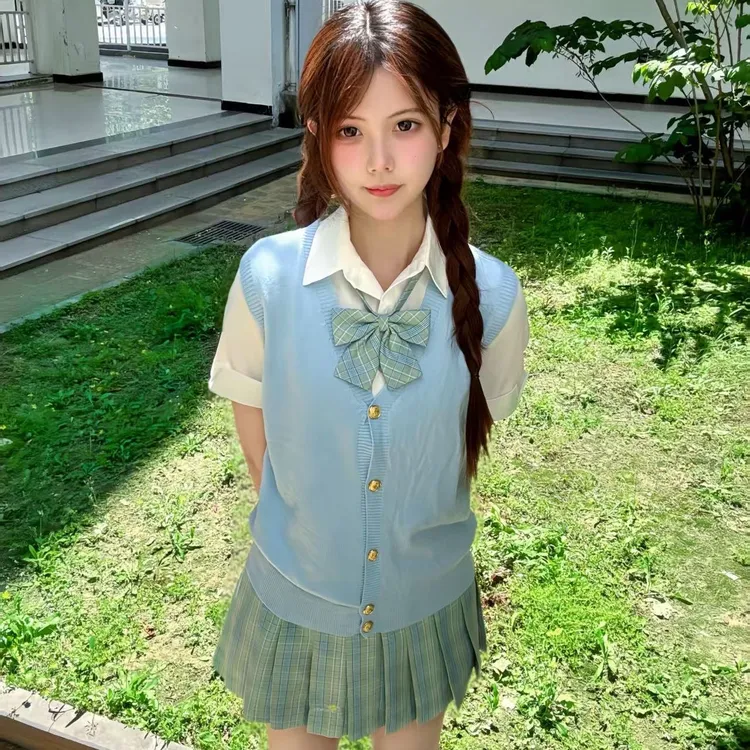 【青柠气泡】小昙铃jk原创正版jk制服套装学院风全套白雪公主穿搭