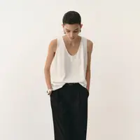 TORIL 醋酸U领缎面背心 TGD2FSW013/TGD2FSW014