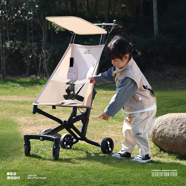 小虎子推车儿童推车遛娃神器t18便携收折叠婴幼儿推车宝宝防侧翻商品图