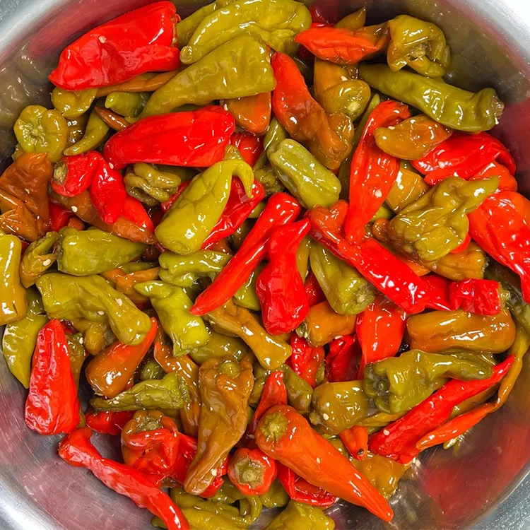 土辣椒腌制咸菜原味泡椒安徽特色美食农家自制酸辣椒开胃下饭