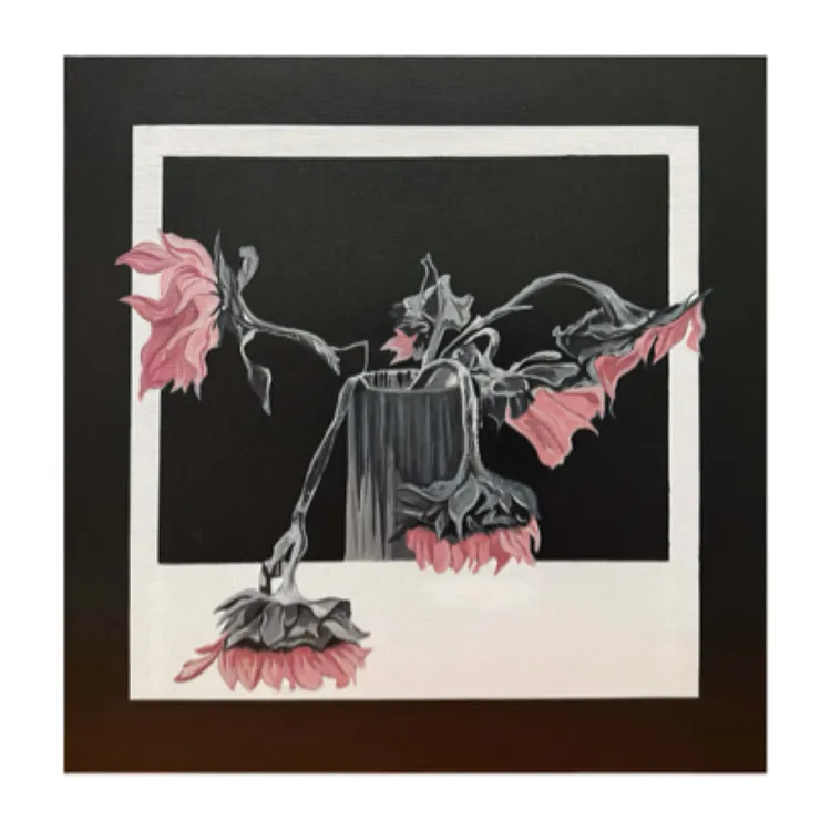 【粉韵序章】70*70 创意法式简约挂画