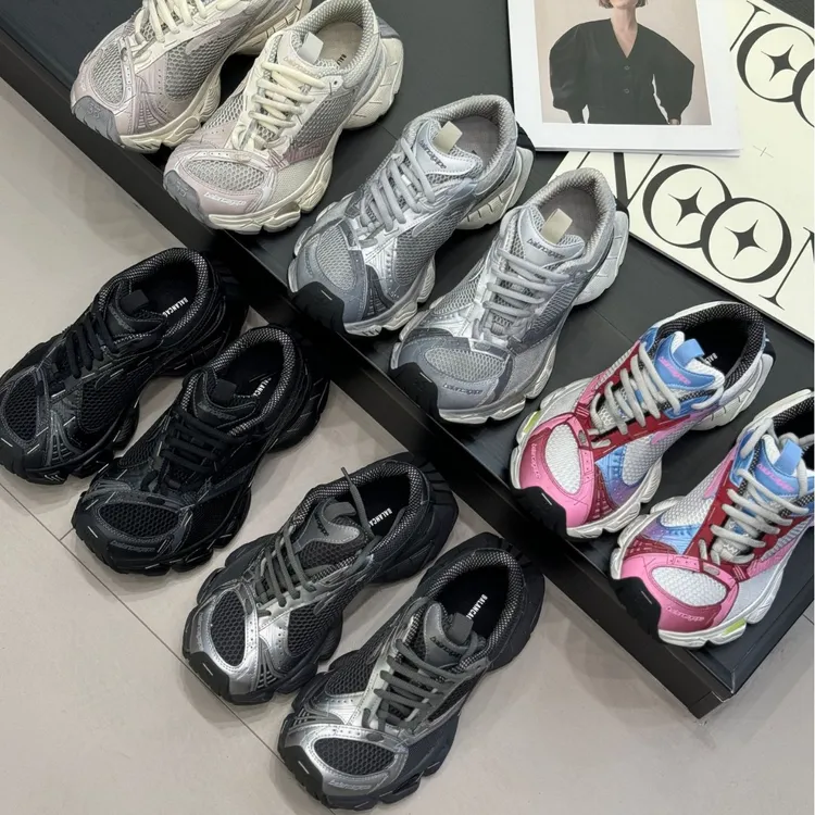 高颜值时尚百搭休闲运动鞋订书机老爹鞋女款巴家秋季爆款厚底增高