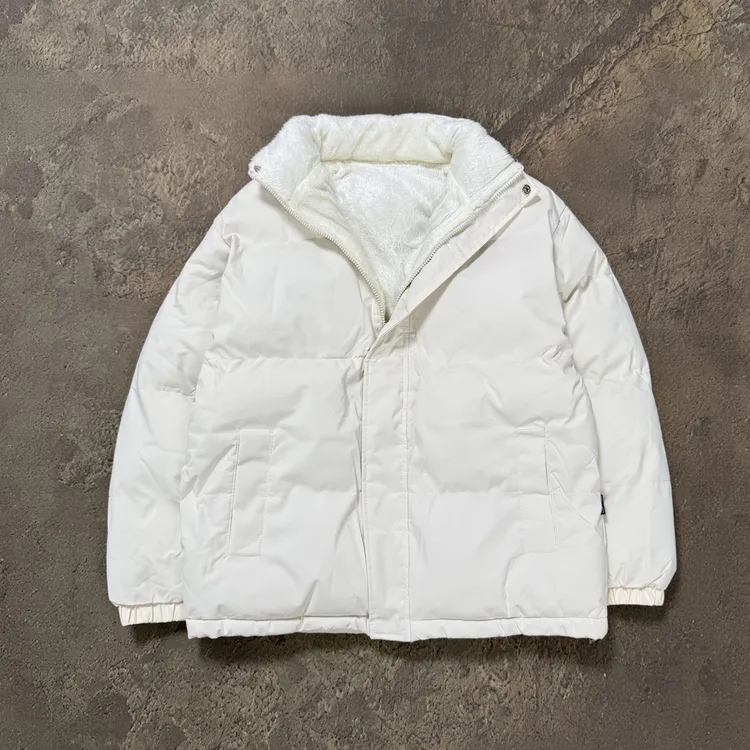 男士百搭宽松棉服加厚保暖冬季潮流韩版羊羔绒立领外套休闲情侣