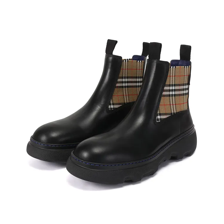 Burberry巴宝莉/博柏利 新品 男士低筒短靴切尔西靴 81051831