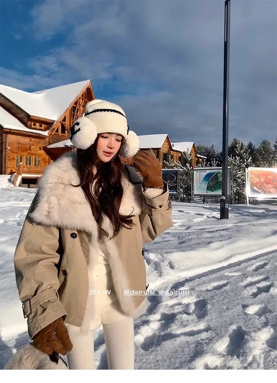 黛瑞丝“雪境派克”冬季新款