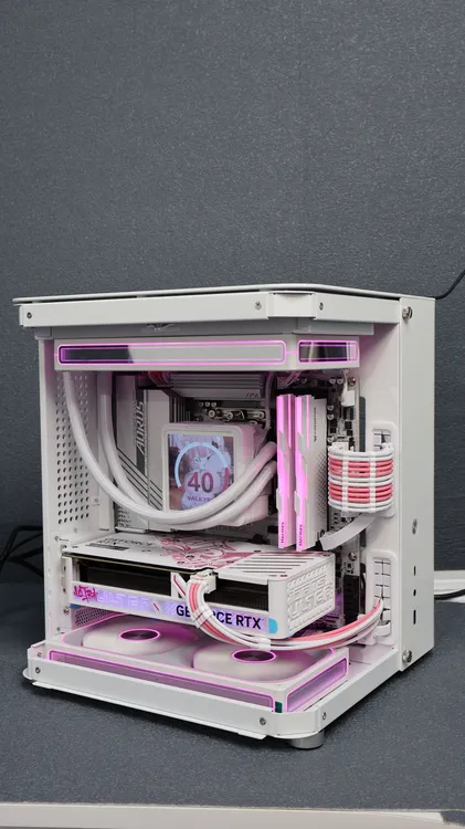 乔思伯TK-1，7800X3D+5060TI海景房DIY高性能台式电脑组装机主机