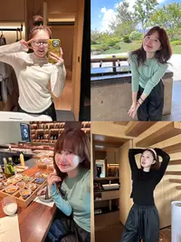 【BORAKOO】早秋款四色简约百搭圆领长袖打底T恤B