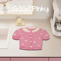 可爱创意韩系家用厨房卫生间台面沥水垫吸水防溅水碗盘干燥垫餐垫
