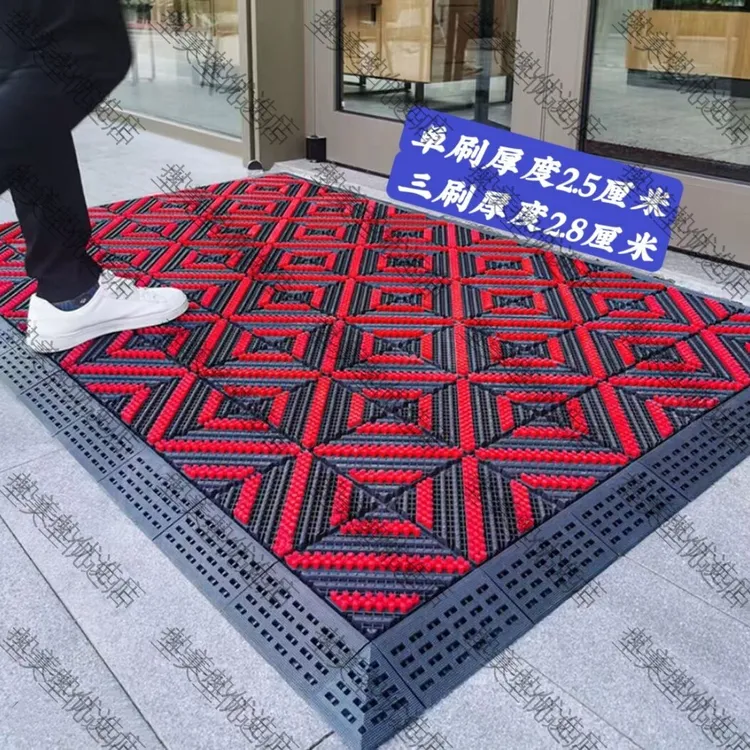 防滑入门室外三合一进刮泥裁脚垫酒店大门口垫防水大门口防滑垫