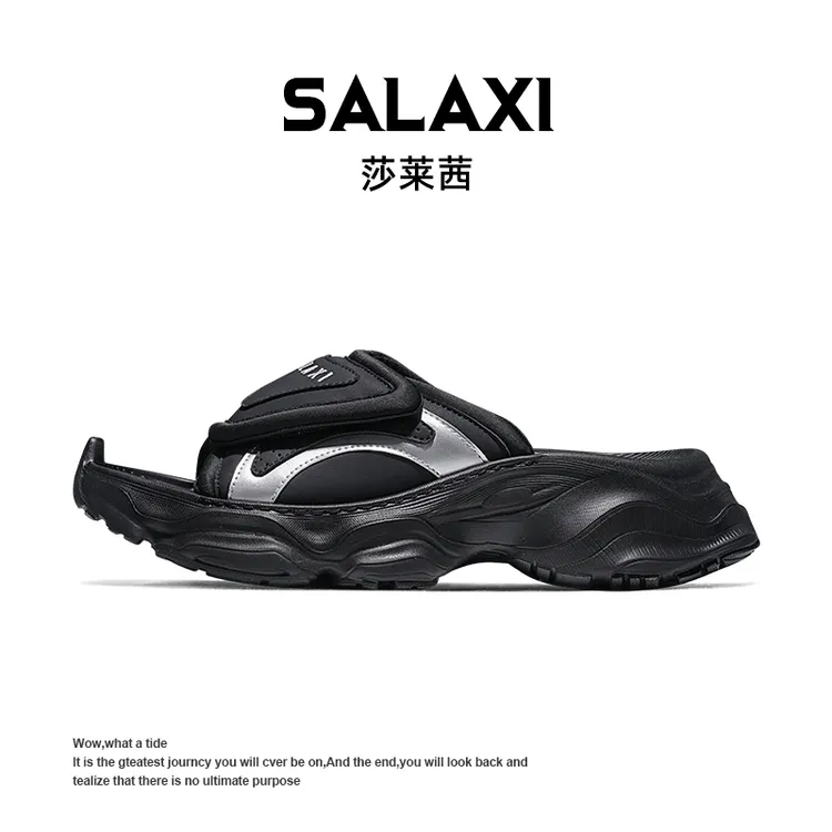 SALAXI/莎莱茜 2025夏季新品小众设计百搭男女拖鞋户外运动沙滩鞋