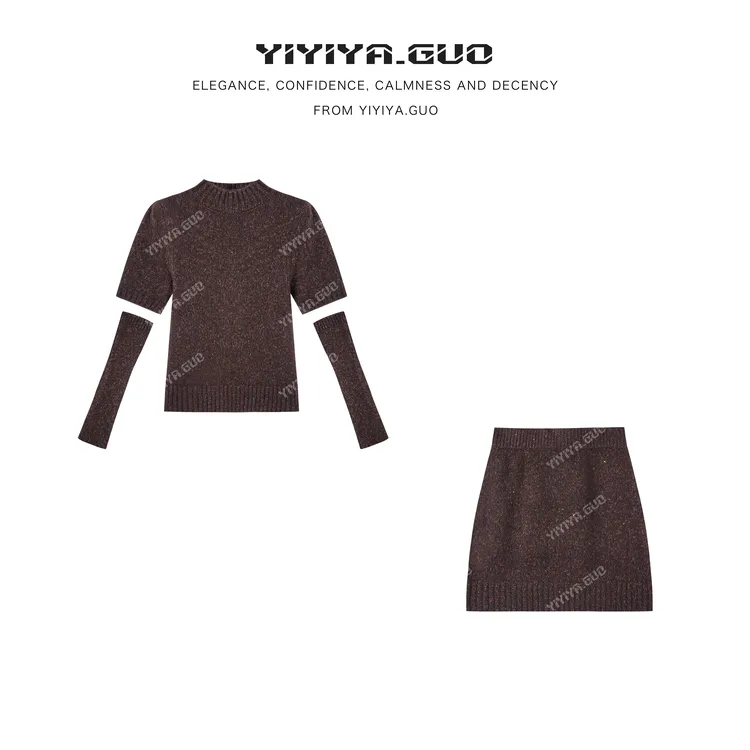 yiyiya.Guo艺艺吖【午后北欧】新款针织衫三件套010111SS52