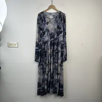 Y 42针 2800捻 100%桑蚕丝~纵享丝滑/透气凉爽/连衣裙H44