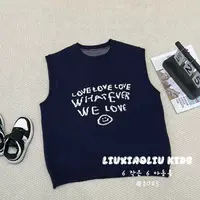 杭州六小六正版BY LIUXIAOLIU秋季儿童针织背心17445