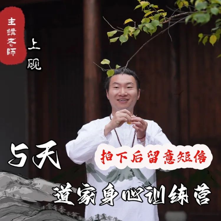  上砚老师《5天东方智慧&站桩训练营》