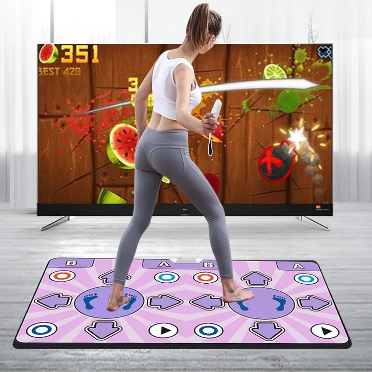 电视通用跳舞毯儿童大人都能用双人体感游戏机电视家用2025新款