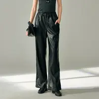 【籽言专属】MOFAN摩凡春新款黑色休闲裤MAK474140