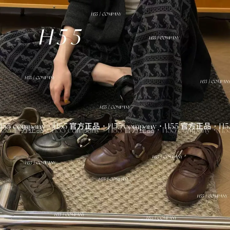 H55-都灵之马-雾蜡沁色中古世纪德训鞋3cm19-2928【RD】