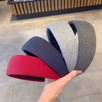 24329-2509韩版韩式简约韩版时尚女法式发箍头饰纯色网红发捆
