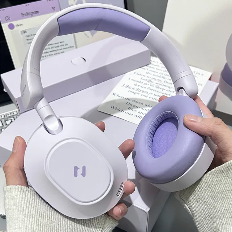 海威特H668BT主动降噪头戴式耳机无线蓝牙2025款运动游戏电竞耳麦