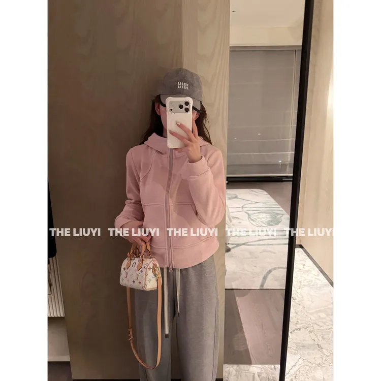 【LIUYI】冬季加绒加厚拉链连帽卫衣511075