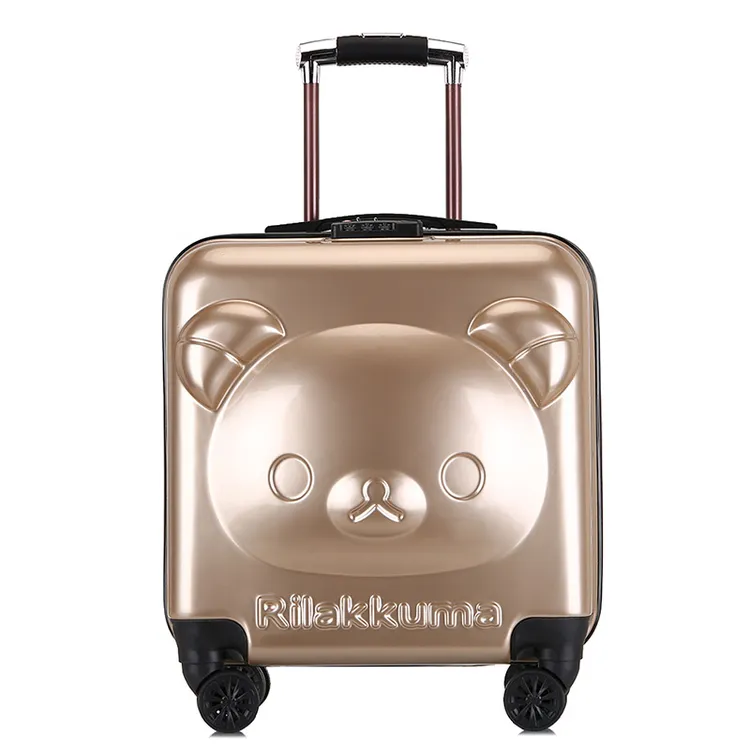 新款儿童男孩女孩拉杆箱行李箱18寸登机箱卡通旅行箱拉杆箱礼品箱