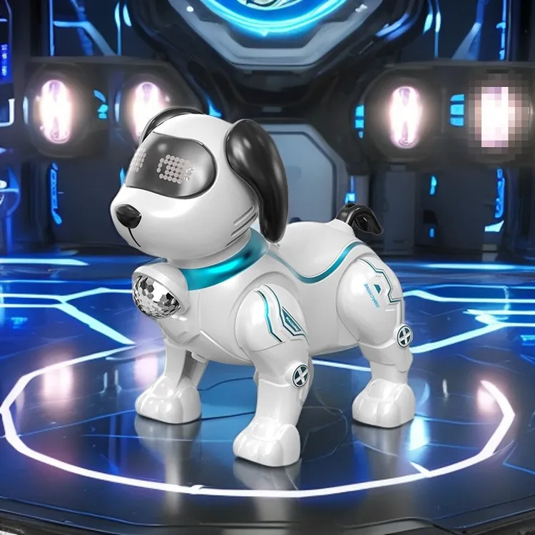 【炫酷灯光】电动玩具狗仿真泰迪机器狗会走路会唱歌的小狗狗婴幼儿