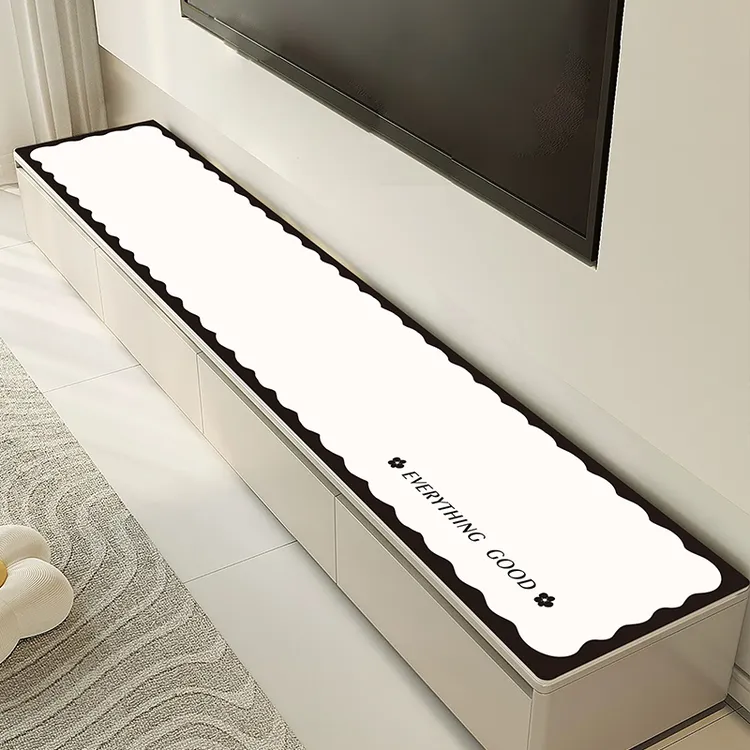 轻奢简约电视柜鞋柜桌垫防水防油防烫餐边柜高级软皮革保护垫11