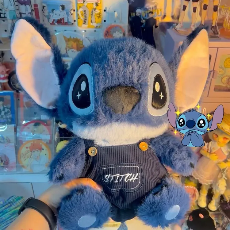 史迪仔玩偶毛绒公仔星际宝贝坐姿背带裤卫衣史迪奇送女生礼物生日