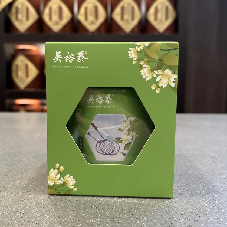 吴裕泰 飘雪 花语茶言 新款 高端花茶 茉莉花茶 8窨