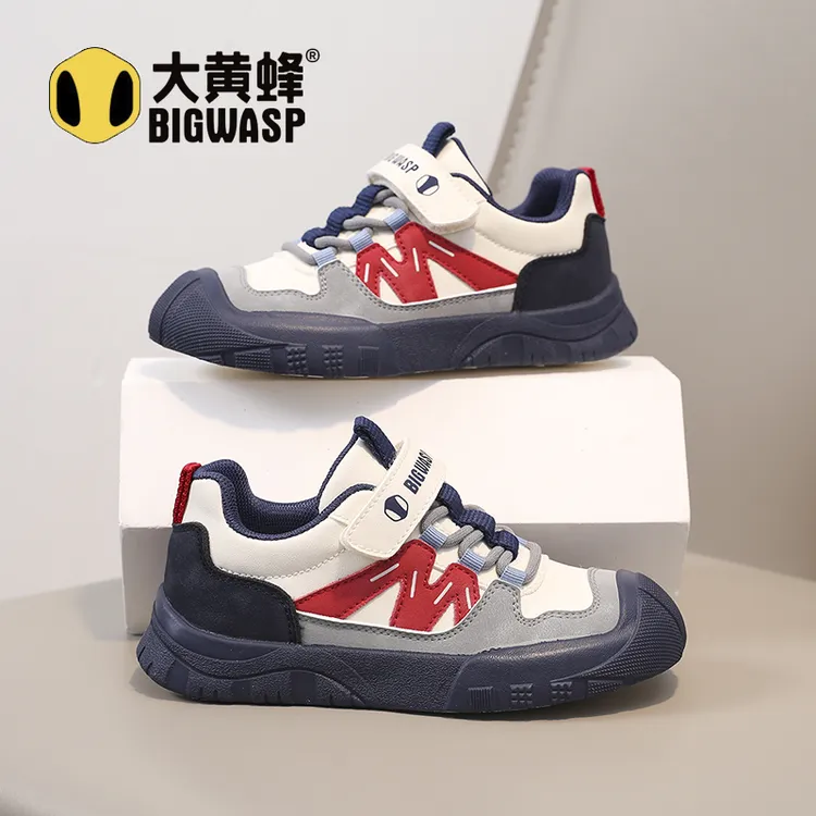 大黄蜂秋季新款男童运动鞋校园小白鞋儿童鞋户外跑步鞋百搭时尚潮